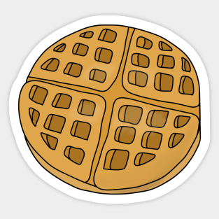 Waffle club Sticker
